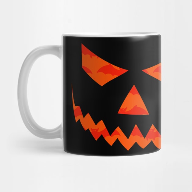 Scary Pumpkin Face by superdupertees